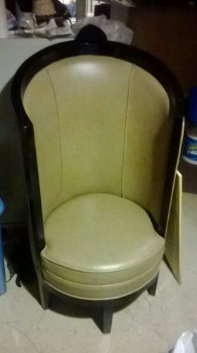 Post Modern high-back leather reading chair, Nordstrom exclusive