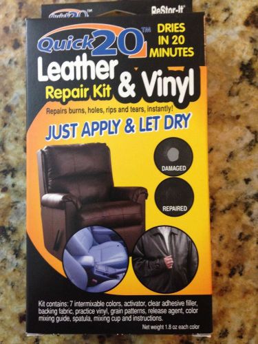 Master caster 18081 leather and vinyl repair kit, assorted quick dry in 20 min. for sale