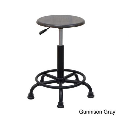 Retro drafting stool gray art desk design designer rustic wooden rustic decor for sale