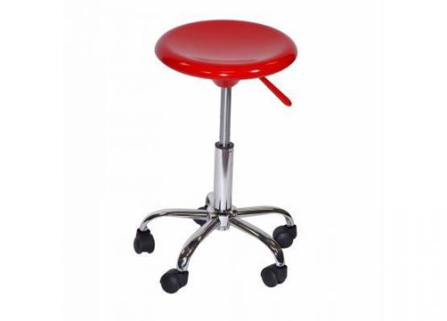 Martin Universal Design Metallic Red Adjustable Desk Height Stool 17&#034;-23.5&#034;