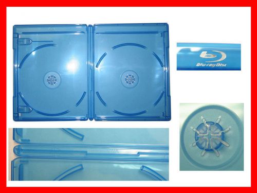 New 20 pk viva elite blu-ray double case 2 discs holder storage 12.5mm standard for sale