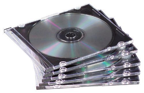 NEW Fellowes 98316 NEATO Slim Jewel Cases  Clear  25-Pack