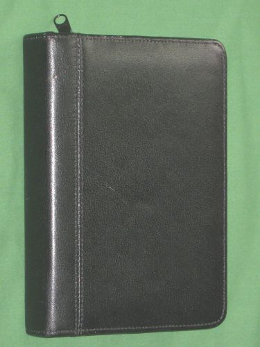 RUNNING MATE 0.75&#034; LEATHER Day Runner Planner BINDER Franklin Covey Compact 8704