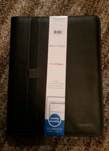 Day-Timer Simply Classic Planner Black