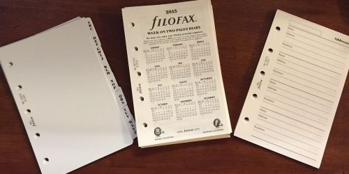Filofax Mini 2015 Diary Lot