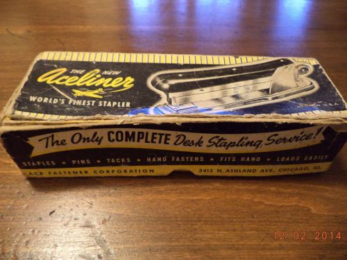Vintage aceliner stapler w/box,new old stock, never used model # 502 for sale