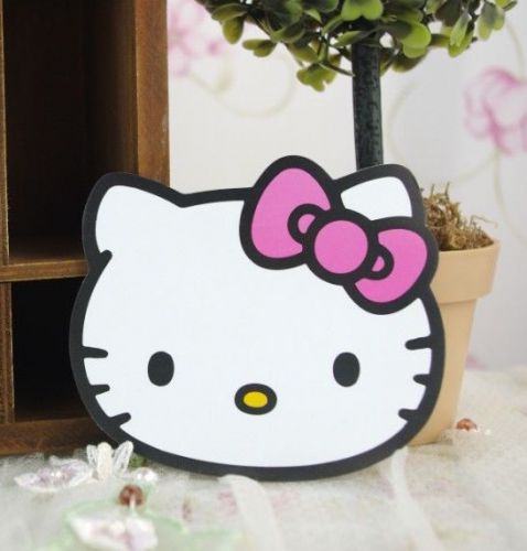 Hello kitty die cut head shaped post-it sticky notes kk124 for sale