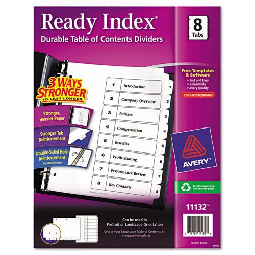 Avery Ready Index Classic Tab Title Set of 3