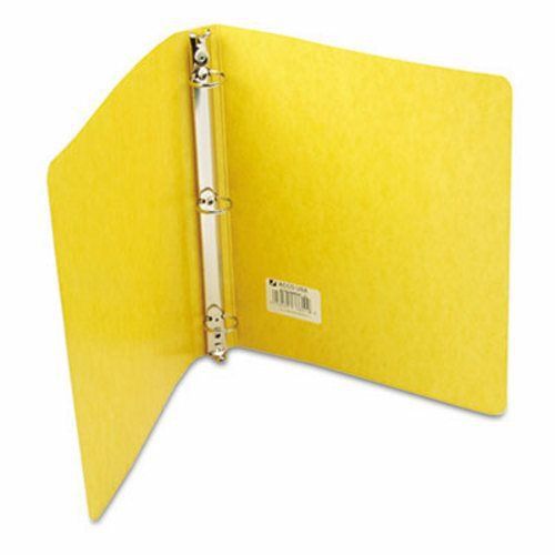 Acco recycled presstex round ring binder, 1&#034; capacity, yellow (acc38610) for sale