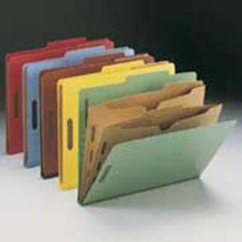 Smead Classification Folders Pocket Style Divider Letter Size Blue