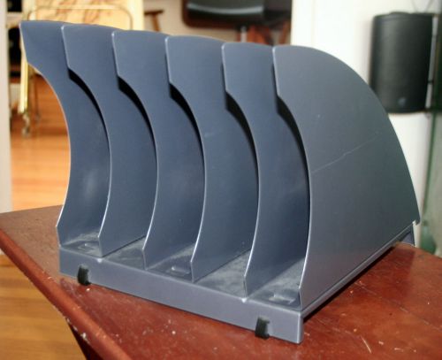 Retro Steel Shark Metal Desk Paper Organizer Tray File Industrial Divider Sorter