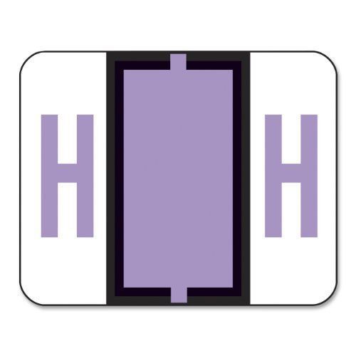 Smead 67078 lavender bccr bar-style color-coded alphabetic label - h (smd67078) for sale