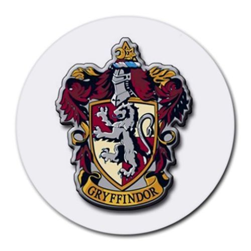 Harry Potter Gryffindor Crest Round Mousepad Mouse Pad Free Shipping