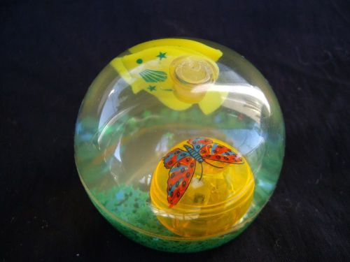 Vintage SOFT GLOBE Sparkling Stars Globe with fishes