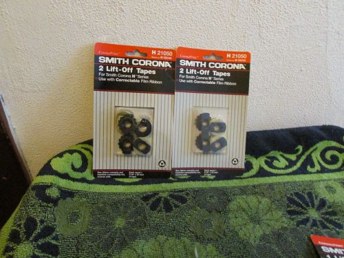 NEW~ 2 PACKAGES (4 TOTAL) SMITH CORONA LIFT-OFF TAPES # H 21050, H SERIES.