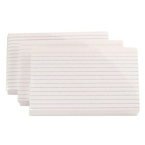 3x5 index cards ruled white (500pk) for sale