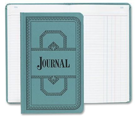 Boorum Pease Record/account Book Journal Rule 12 1/8 X 7 5/8-500 Pages
