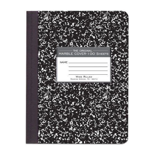 Roaring Spring Wide Rule Composition Book - 100 Sheet - 15 Lb - Wide (roa77230)