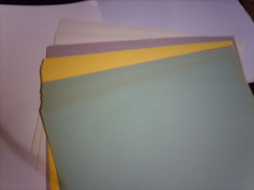 40SHEETS A4 mixed pastel coloured paper 10 of each purple green,off white&amp;yellow