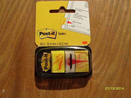 3M Post-it ..INDEX. 25.4  x 43.2 mm  YELLOW  680.31.   1 PACK
