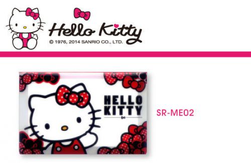Sanrio Hello Kitty Message Memo Sheets W/ Clear Case Ribbon White