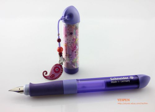 Schneider base kid fountain pen school students pens disney limited fine purple for sale