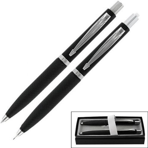Parker Reflex Black Ball Pen &amp; Mechanical Pencil Set