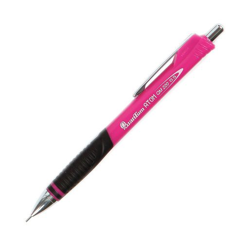 Automatic clutch / mechanical pencil 0.5 mm quantum atom qm-220 - pink for sale