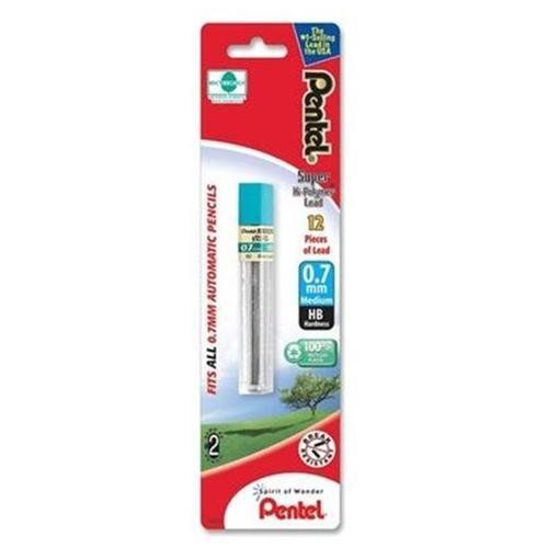 Pentel super hi-polymer automatic pencil lead - 0.70 mm - 1 / pack (l50bphbk6) for sale