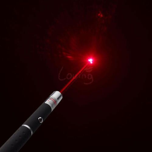 Red Light Beam Powerful 5mw Laser Single Pointer Pen For Military Focus etc