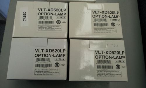 qty.1, Mitsubishi OEM Replacement Lamp-VLT-XD520LP, XD520U, XD520LP, XD500U-ST
