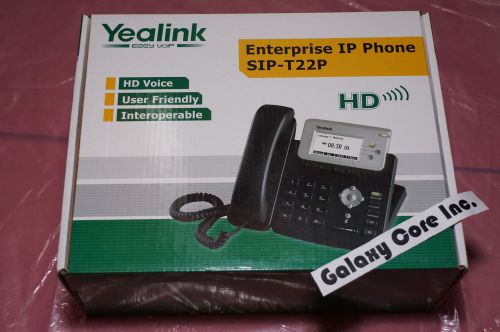 YEALINK T22P SIP PROFESSIONAL BUSINESS OFFICE VOIP IP PHONE HD VOICE cisco avaya