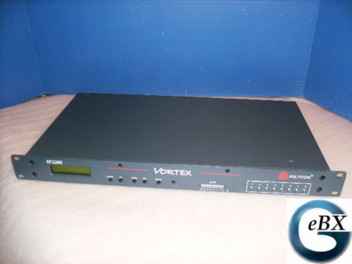 Polycom vortex ef2280 +90day warranty, p/s, complete pro audio conference mixer for sale