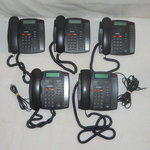 Lot of 5 AASTRA Model 9116LP Office Business Phones