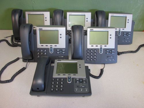 Cisco 7940 IP Phone Lot (Lot of 6 - No power cords)