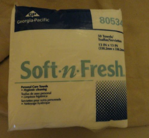New Georgia Pacific Soft-n-Fresh Airlaid Washcloths 80534 (1 pack)