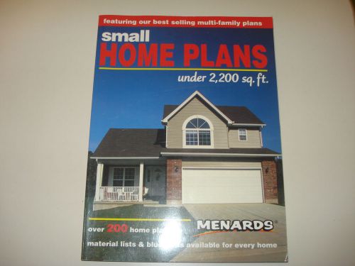SMALL HOME PLANS under 2,200 sq. ft. by MENARDS  [PAPERBACK]