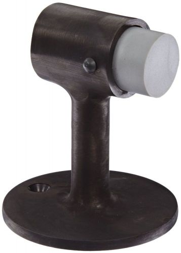 Bronze door stop 3/4&#034; oh fastener with plastic anchor 2 1/2&#034; base 471.10b for sale
