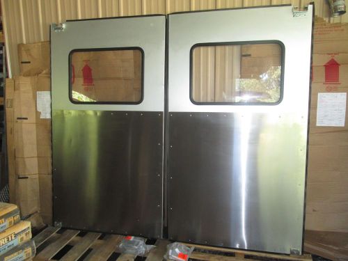 Eliason Traffic Door SCG1PR96X84 with Stainless Steel Panels
