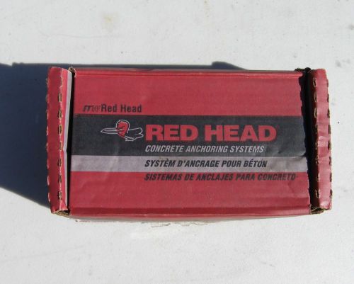 RED HEAD 3/8&#034; X 5&#034; Heavy Duty Wedge Concrete Anchors LOT OF 32,   #11278