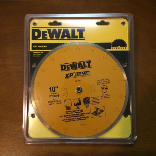 Dewalt — 10&#034; by .060-inch premium xp4 tile blade wet — dw4764 for sale