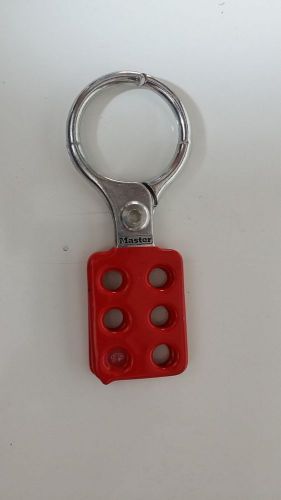 Lockout hasp, snap-on, 6 lock, red 417 for sale
