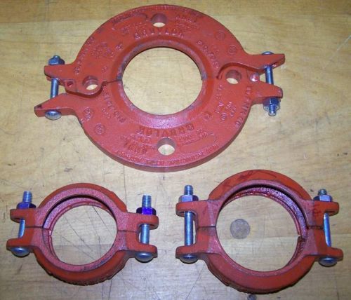 Gruvlok rigidlite clamp coupling / flange clamp for sale