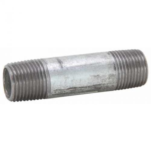 Galvanized nipple 1/2&#034; x 3&#034; 563-030 mueller b and k steel pipe- galvanized for sale