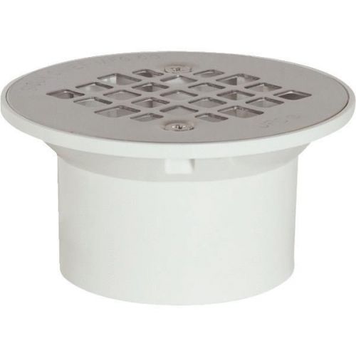 Pvc floor drain with stainless steel strainer-3x4 ss pvc drain for sale