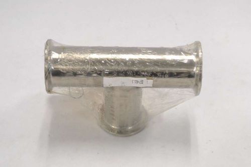 VNE EG7-6L1.5 SANITARY TRI-CLAMP STAINLESS 3WAY TEE 1-1/2IN PIPE FITTING B336460