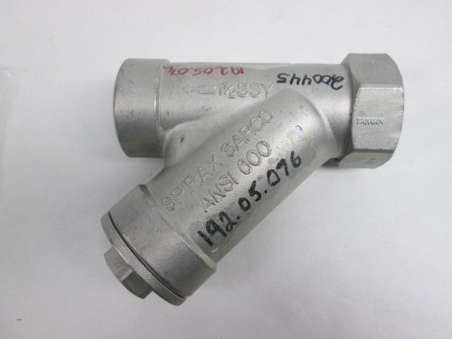 NEW SPIRAX SARCO A351 CF3M STAINLESS THREADED 1-1/2 IN NPT STRAINER D329707