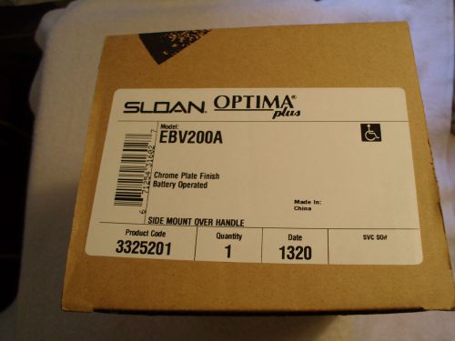 Sloan Optima Plus EBV200A Sensor Activated Flushometer Retrofit Kt