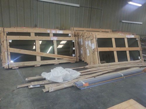 ?? brand new?? six huge viracon commercial skylights ? w/ aluminum frames for sale