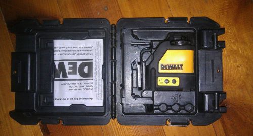 Dewalt - laser chalk line model: dw087 w/ case &amp; mounting bracket for sale